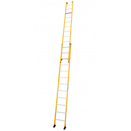 Escalera fibra extensible F7211M 2x14p 7200mm 