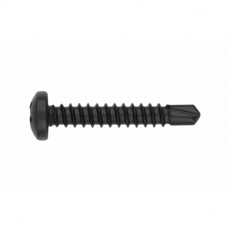 Tornillo 7504n autorroscante c/redonda negro 3.5x16   (500 unidades) 