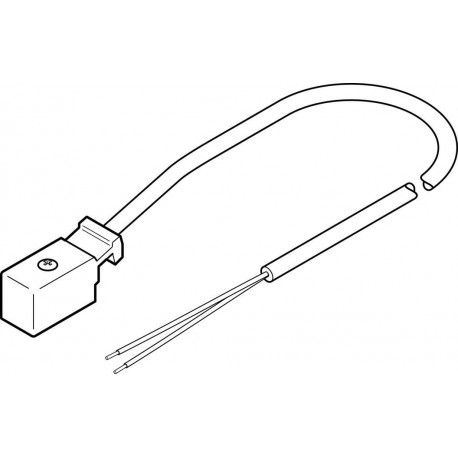 Conector con cable KMYZ-2-24-2,5LED FESTO