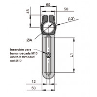 Soporte cilindro prensor KCL00248 VESTONN