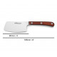 Cuchillo chuletero macheta 90mm hoja, mango madera (12 unidades) ARCOS