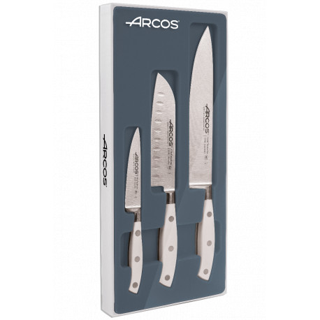 Juego cocina 3 pzs Serie RIVIERA BLANC ARCOS