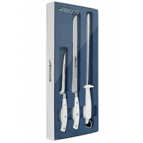 Juego cocina 3 pzas Serie RIVIERA BLANC ARCOS