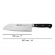 Cuchillo santoku alveolos 180 mm Serie OPERA ARCOS