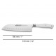 Cuchillo santoku alveolos 180 mm Serie RIVIERA BLANC ARCOS