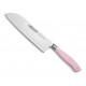 Cuchillo santoku rosa alveolos 180 mm Serie RIVIERA ROSE ARCOS