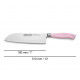 Cuchillo santoku rosa alveolos 180 mm Serie RIVIERA ROSE ARCOS