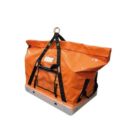 Saca elevación homologada 5622 naranja 400kg 240L 77x47x70cm 