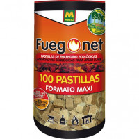 Pastillas para encender fuego ecologicas cubo 100 unidades 