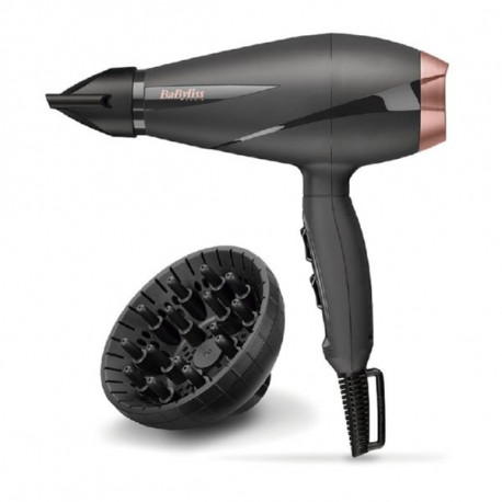 Secador cabello 2100W difusor ionico gris/rosa BABYLISS - Ferretería  Campollano