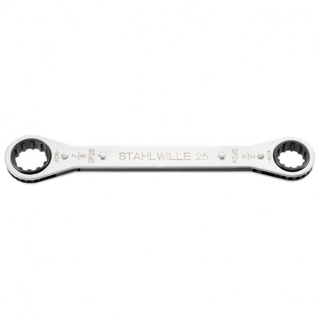 Llave carraca estrella 24x28 bocas cerradas STAHLWILLE