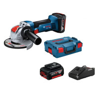 Amoladora GWS 18V-10PC mini 125mm 2baterias 5Ah disp "hombre BOSCH