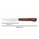 Cuchillo chuletero 100mm inoxidable mango madera (12 unidades) ARCOS