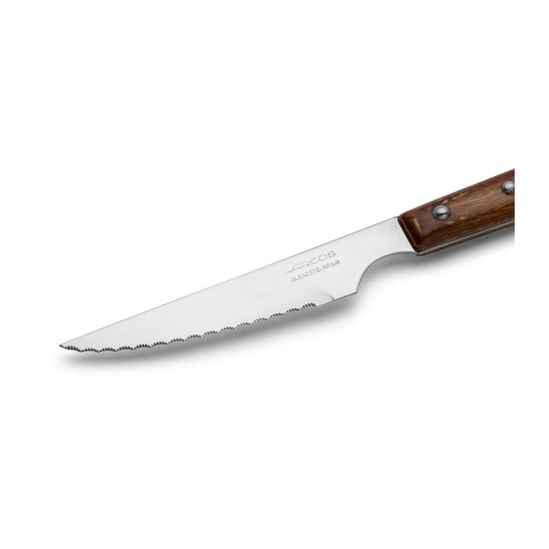 Cuchillo chuletero con mango amarillo - Arcos 374825