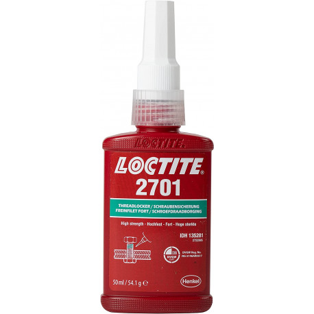 LOCTITE 2701 fijador de roscas 250ml alta resistencia super