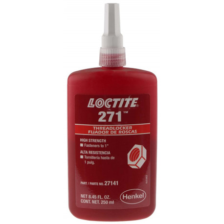 LOCTITE 271 250ml fijador de roscas de alta resistencia (10 unidades)