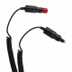 Rotativo led 12-24v 9w cable 2.5mt + toma mechero JBM