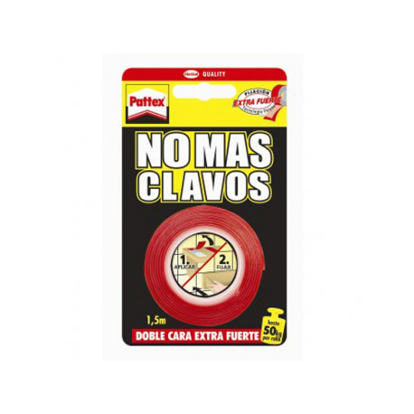 Cinta Doble Cara 1,5m Rollo NMC (12 unidades) PATTEX