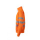 Sudadera alta visibilidad media cremallera 305702-19 naranja VELILLA