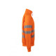 Sudadera alta visibilidad media cremallera 305702-19 naranja VELILLA