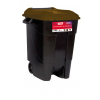 Contenedor residuos color negro/marrón 100 litros TAYG