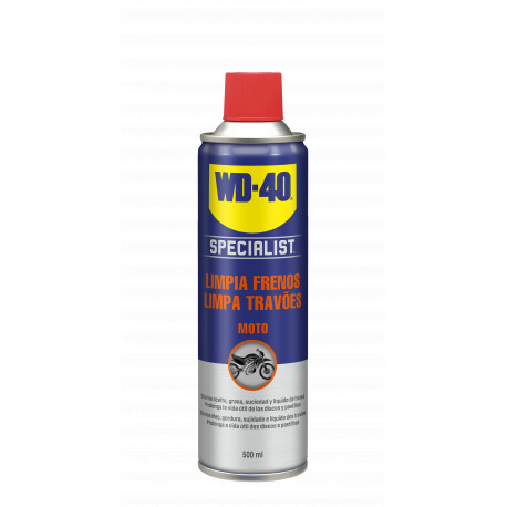 Limpiafrenos WD-40 motorbike 500ml spray WD-40