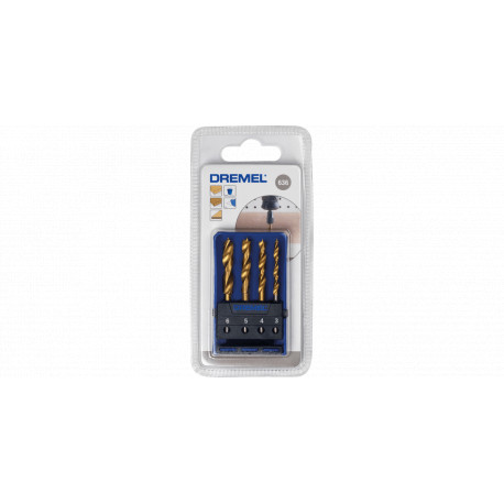 Set de 4 brocas para madera (3, 4, 5 y 6 mm). DREMEL