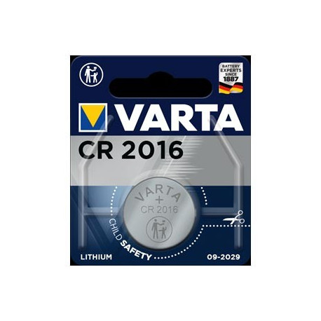 Pila litio cr2016 varta 3vdc 95ma  6016112401 