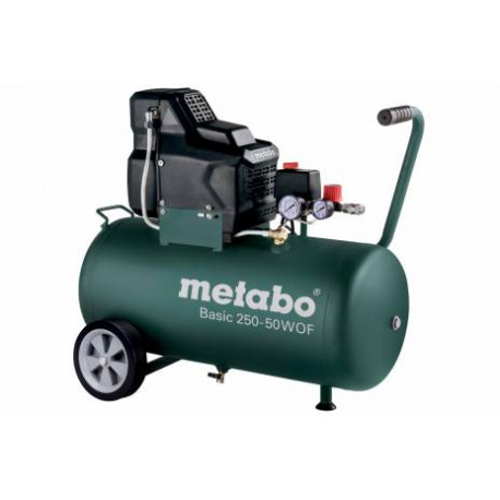 Compresor Basic 250-50W 2HP 50 litros sin aceite METABO