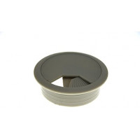 Tapon pasacables Ø60x72x20mm gris AMIG
