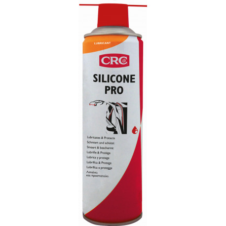 Lubricante sintético silicona SILICONE PRO 500ml (12 unidades) CRC