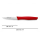 Cuchillo mondador 85mm inoxidable rojo Serie NOVA (3 unidades) ARCOS