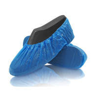 Cubrezapatos polietileno azul caja 100 uns 