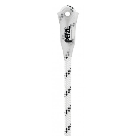 Cuerda Axis 11mm x 30m blanco 1 terminal cosido PETZL