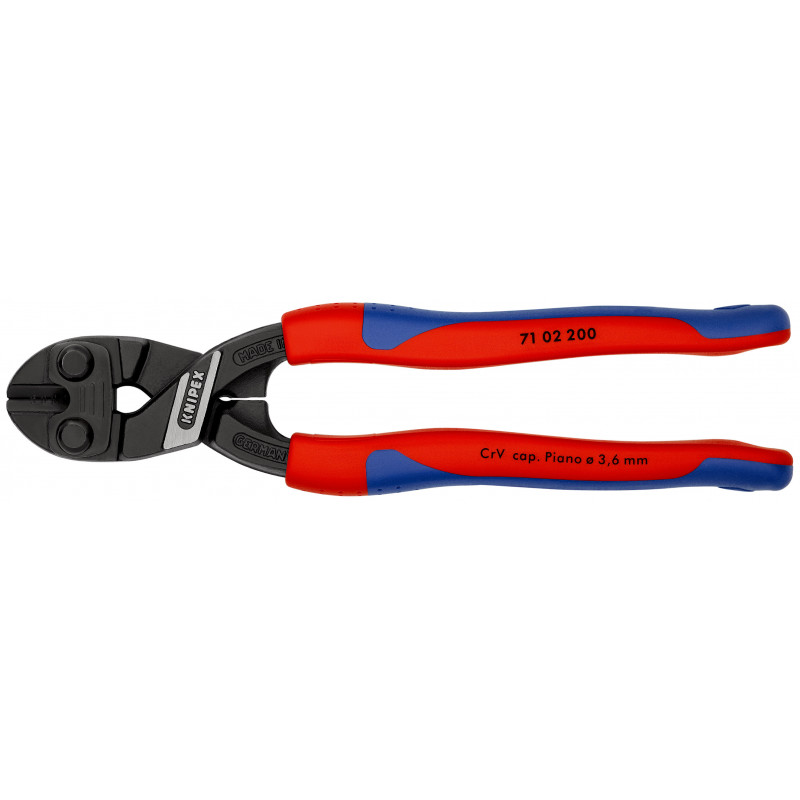 82 01 200 KNIPEX - Alicate  mango con tapas de materia; Long