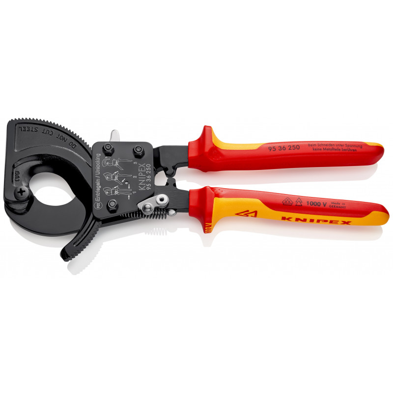 Tenazas laterales con pelacables VDE aisladas 1000 V KNIPEX 14 26 160