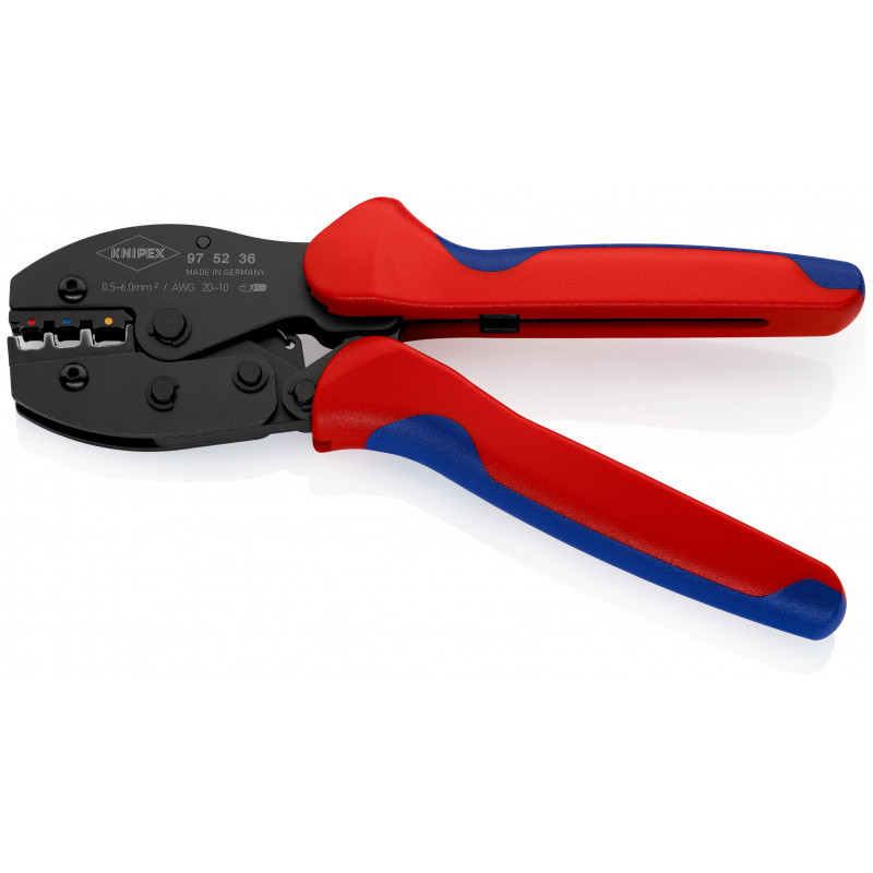 Alicate crimpar terminales aislados 0,5-6mm² KNIPEX - Ferretería Campollano