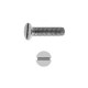 Tornillo din 963 3x8mm cabeza conica zinc  (100 unidades) 