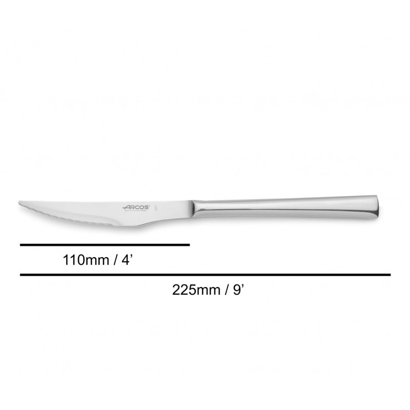 Cuchillo chuletero perlado 110 mm (6 unidades) ARCOS - Ferretería Campollano