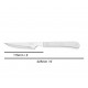 Cuchillo chuletero blanco perlado 115 mm (12 unidades) ARCOS