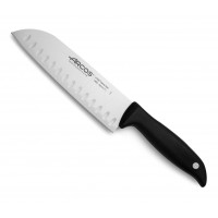 Cuchillo santoku alveolos 180 mm blanco Serie Menorca (6 unidades) ARCOS