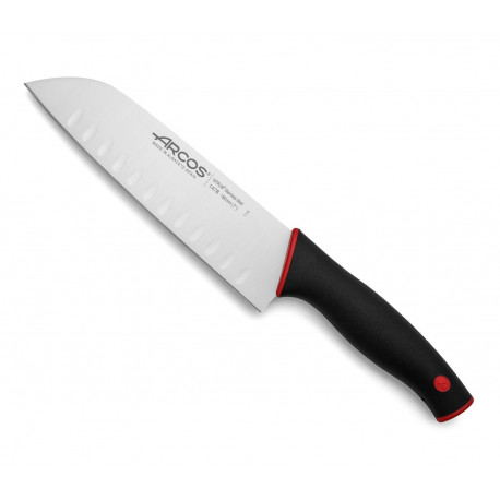 Cuchillo santoku alveolos 180 mm Serie Duo (6 unidades) ARCOS