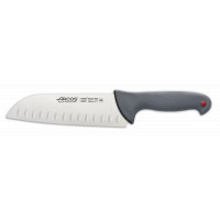 Cuchillo santoku alveolos 180 mm Serie Colour Prof (6 unidades) ARCOS