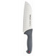 Cuchillo santoku alveolos 180 mm Serie Colour Prof (6 unidades) ARCOS