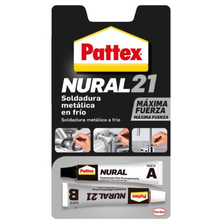 Nural 21 soldadura metalica en frio 22ml PATTEX