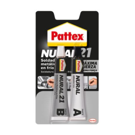 Nural 21 soldadura metalica en frio tubo 120ml PATTEX