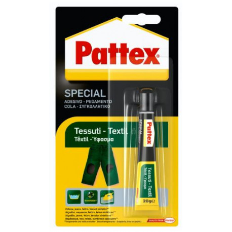 Adhesivo textil blister 20 g PATTEX