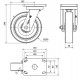 Rueda giratoria extrafuerte nylon HLB-PO 600kg 200ø ALEX