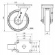 Rueda giratoria acero extrafuerte HLB-TA 1250kg 200ø ALEX