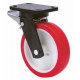 Rueda giratoria freno extrafuerte nylon HLB-PO 600kg 200ø ALEX
